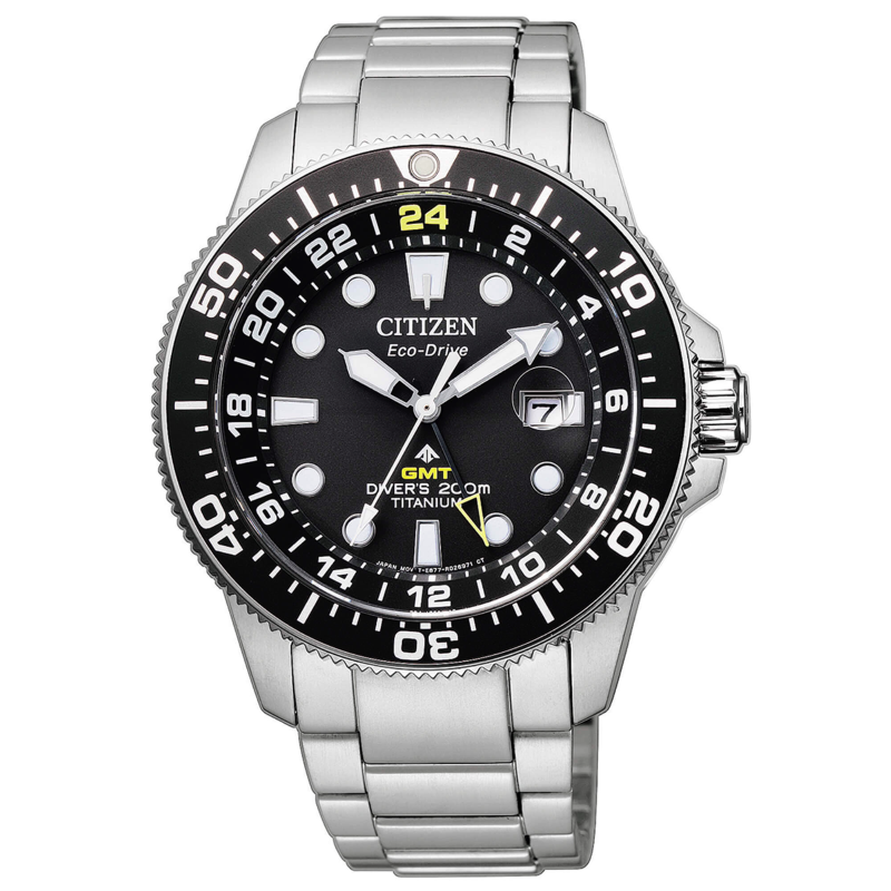 OROLOGIO CITIZEN BJ7110-89E ECO-DRIVE DIVER'S GMT SUPER TITANIUM