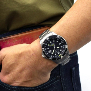 OROLOGIO CITIZEN BJ7110-89E ECO-DRIVE DIVER'S GMT SUPER TITANIUM