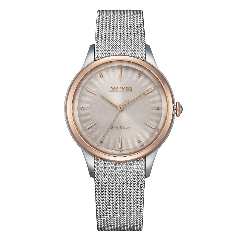 OROLOGIO CITIZEN DONNA EM1156-80X ECO-DRIVE LADY GERBERA