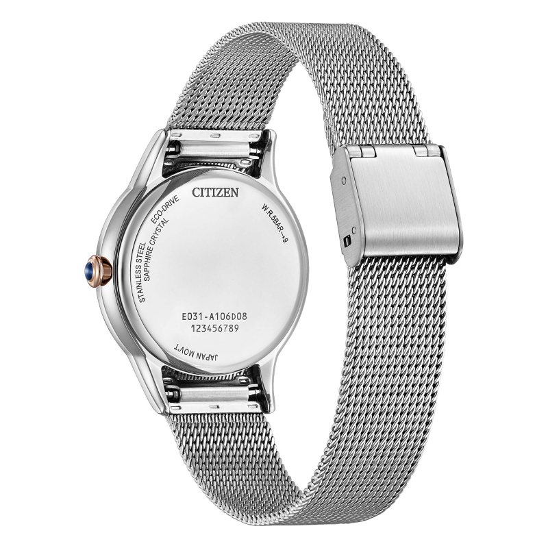 OROLOGIO CITIZEN DONNA EM1156-80X ECO-DRIVE LADY GERBERA