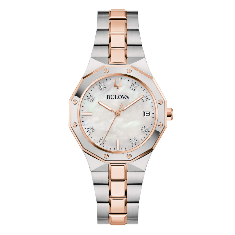 OROLOGIO BULOVA 98P235 OCTAGON LADY DIAMONDS