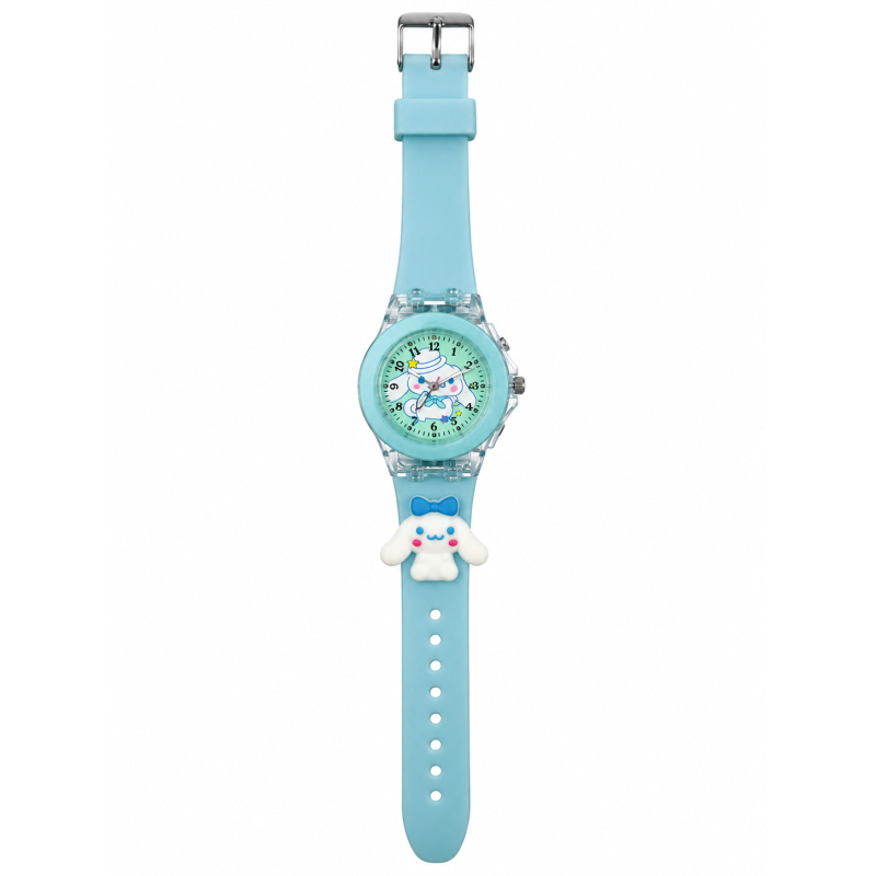 OROLOGIO POMPOPURIN AZZURRO LED