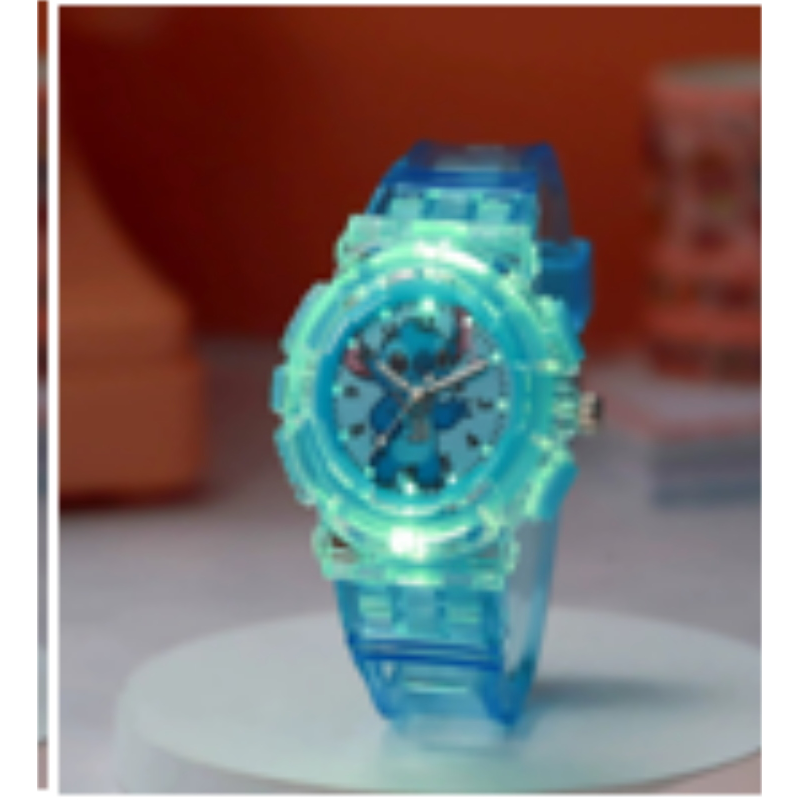 OROLOGIO STICH AZZURRO LED