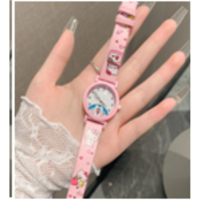 OROLOGIO DORAEMON-HELLO KITTY ROSA