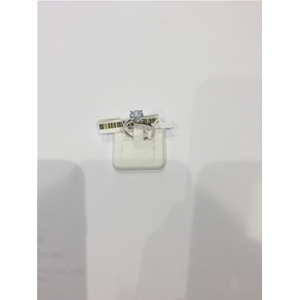 ANELLO ARGENTO 925 NOVECENTO25 SOLITARIO CON SWAROVSKI 128/2