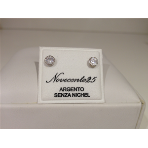 ORECCHINI PUNTO LUCE CON SWAROVSKI ARGENTO NOVECENTO25 C13OR0018001