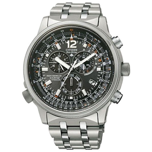 OROLOGIO CITIZEN AS4050-51E ECO-DRIVE RADIOCONTROLLATO CRONO PILOT TITANIO