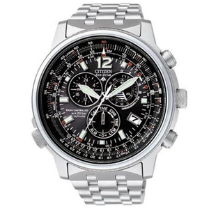 OROLOGIO CITIZEN AS4020-52E ECO-DRIVE RADIOCONTROLLATO CRONO PILOT
